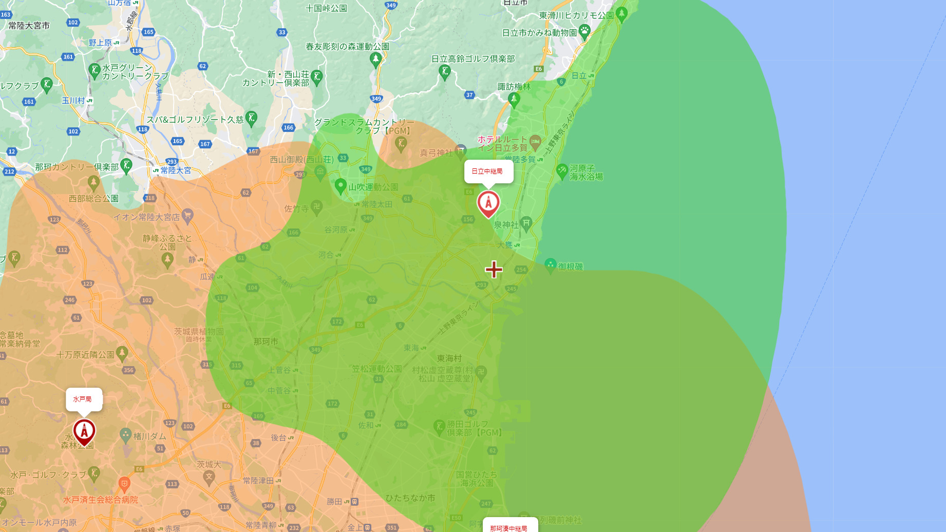 ひたちなか市の電波事情